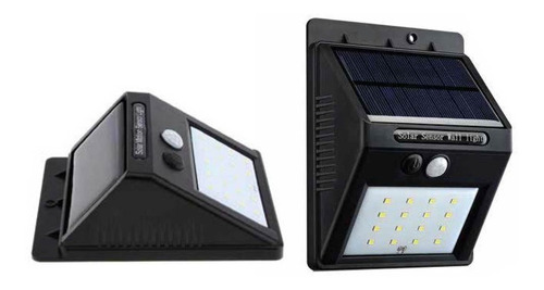Foco Solar De 20 Led Con Sensor De Movimiento Dbg337 Mertel