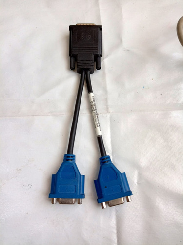 Adaptador Doble Dms-59 Pin Macho A Doble Vga Hembra 