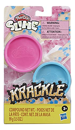 Play-doh, Krackle. 2 Unidades De Slime