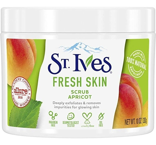 Crema Exfoliante Facial St Ives Apricot Jabon Duraz 283g Usa