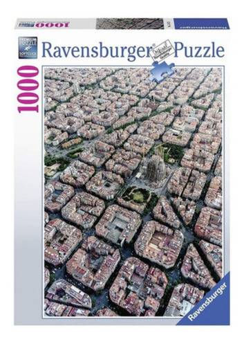 Rompecabezas Ravensburger Barcelona Desde Arriba 1000 Pzs