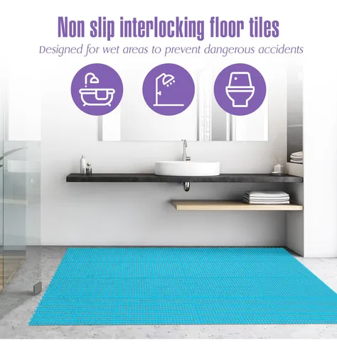 Tinideya 50 Tapetes Modulares Entrelazados Para Suelo, Baldo