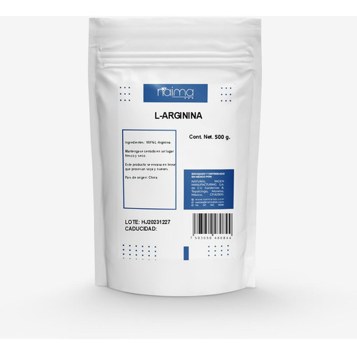 L Carnitina 100% Pura 500 G Sabor Sin Sabor