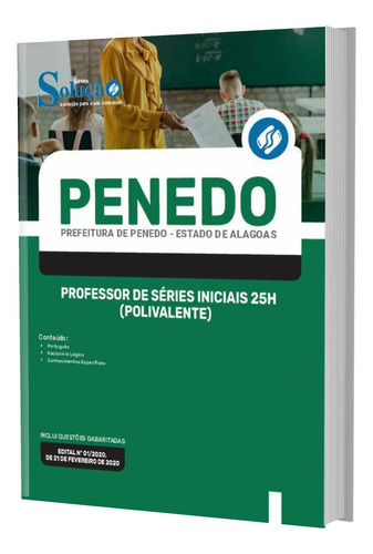 Apostila Concurso Penedo Al - Professor De Séries Iniciais