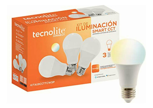 Focos Led Wifi Inteligentes, Pack 3 Focos Led Inteligentes