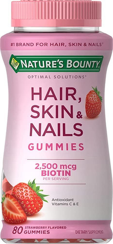 Gomitas Cabello Piel Y Unas Multivitaminico - Natures Bounty