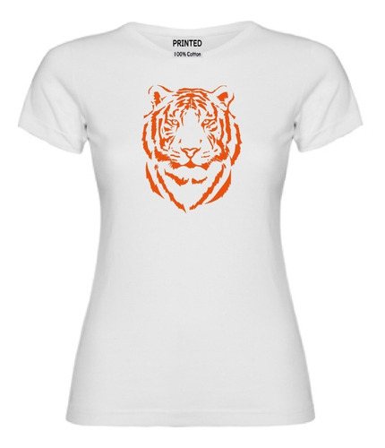 Polera Mujer Estampada Tigre