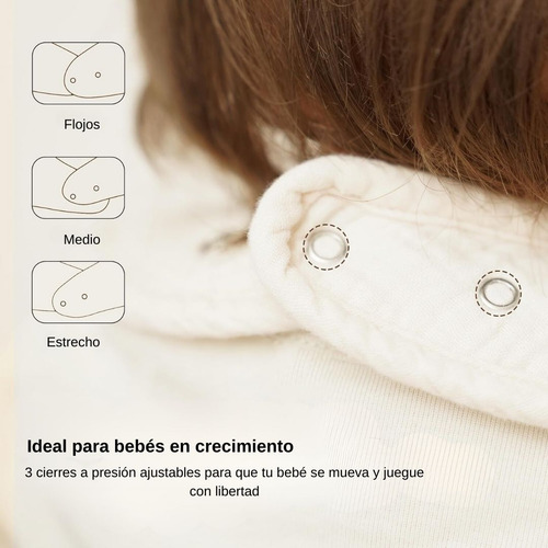 U Chef Set De 8 Baberos Impermeables 100% Algodón Unisex