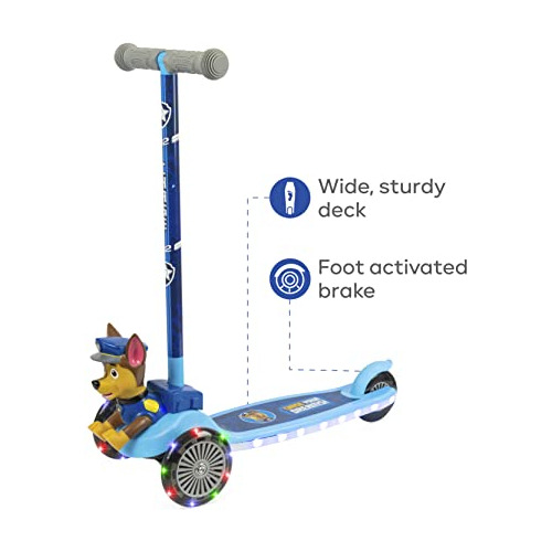 Scooter Paw Patrol Con Luz De 3 Ruedas