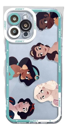 Bonita Funda De Teléfono Disney Princess Para iPhone 15, 14,