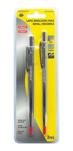 Lapiz Marcador 6 Y 8mm Metal Fierro Ceramica Vidrio Piedra
