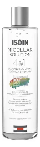 Agua Micelar Isdin 4 En 1 400ml Piel Sensible Hipoalergenica