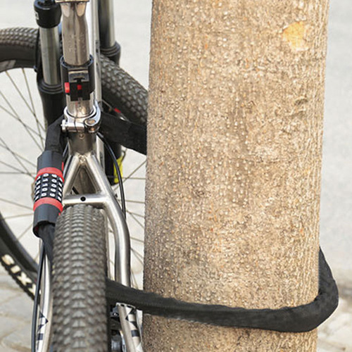 (-90) Candados De Bicicleta Antirrobo Con Contraseña De 5 Dí