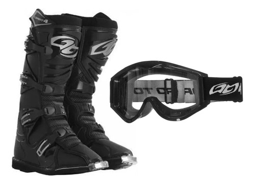 Bota Motocross Enduro Pro Tork Combat 4. Negro T41