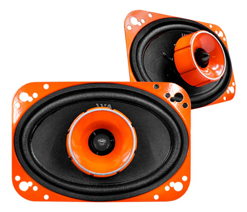 Par Bocinas 4x6´´ Waraudio Rocketpro 46 Potencia Open Show Color Negro