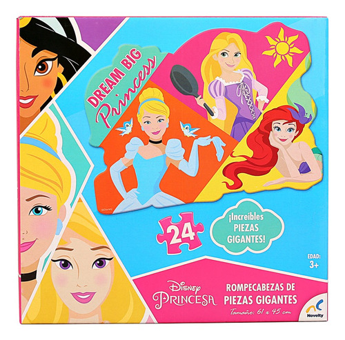 Rompecabezas Piezas Gigantes Disney Princesas - 24 Piezas