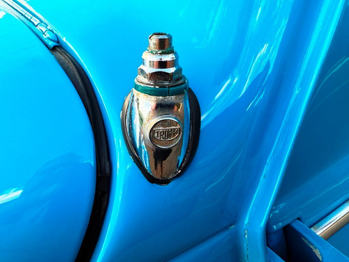 Fusca Antigo Fusquinha Azul 1300 1976 Placa Preta Coleção