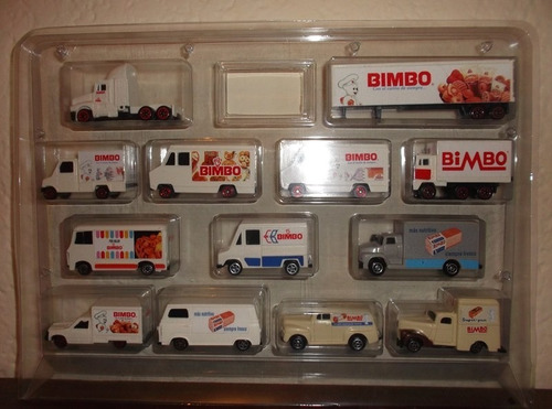 Colección De Camioncitos Bimbo Completa Y Nueva - Año 1996