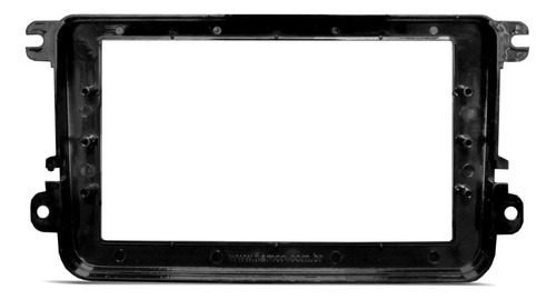 Moldura 2 Din Jetta Passat Variant Tiguan 2006 A 2017 Black