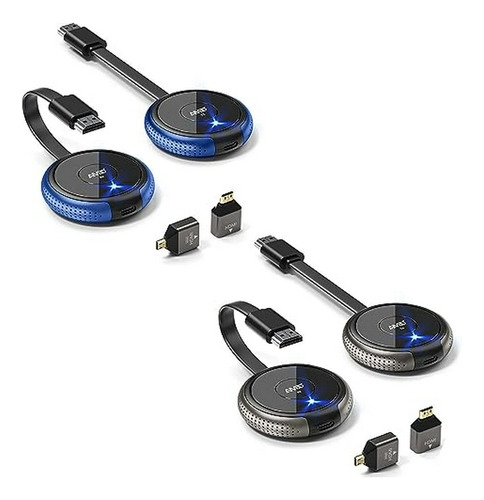 Transmisor Y Receptor Hdmi Inalámbrico 4k Paquete De 2, Exte