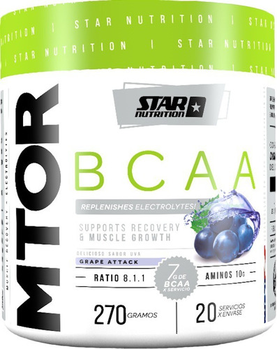 Mtor Bcaa Evolution Aminos Bcaas Star Nutrition 20 Serv