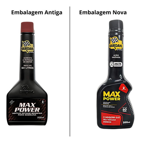 Aditivo Gasolina Bardahl Max Power 200ml Original