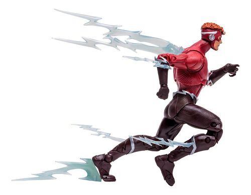 Dc Multiverse Flash Wally West - Mcfarlane - Robot Negro