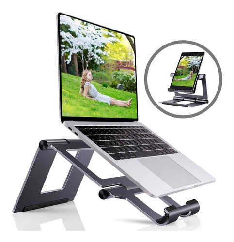 B-land - Soporte De Aluminio Ajustable Para Laptop