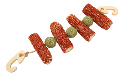 Pelota De Conejo Para Colgar, Masticar, 2 Ganchos, Rechinar
