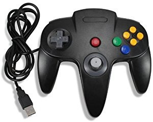 Wired Controller Clásico De N64 Retro Bit Usb Para Pc Y Mac
