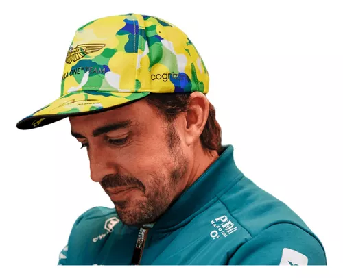 Gorra Fernando Alonso Aston Martin F1 Edicion Brasil Genuina