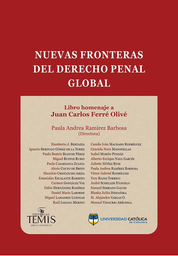 Nuevas fronteras del derecho penal global, de Varios autores. Serie 9583512377, vol. 1. Editorial Temis, tapa dura, edición 2019 en español, 2019