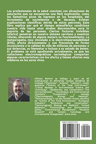 Libro : Meteoropatia Y Electrosensibilidad Una Explicacion.