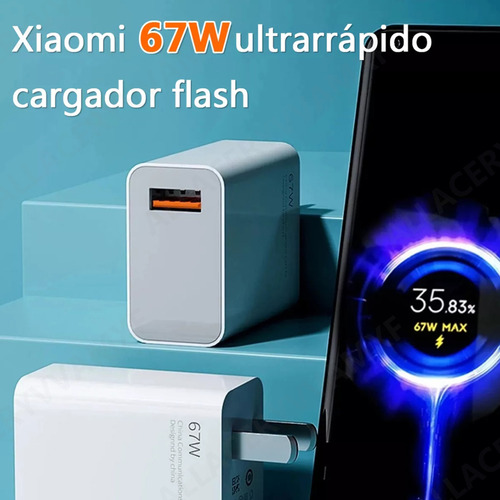 Allaceryvva® Cargador 2 Piezas Turbo 67w Super Rápido Tipo C Cable Rápido 6a Para Xiaomi Poco M5s/ M6 pro 4g/ C75 4g/ C65 4g/ Redmi Note 13 Pro 4g/ Note 14 Pro 4g 2 Piezas Blanco