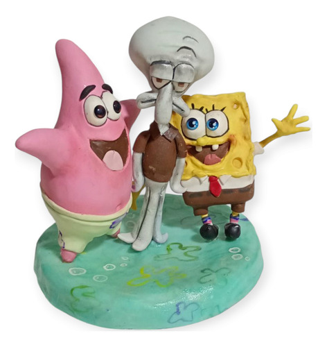 Adorno Para Torta Bob Esponja Agua Bob Esponja