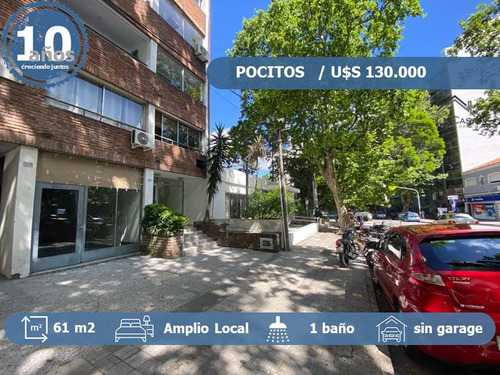 Venta De Amplio Local Comercial  En Pocitos, Excelente Zona.