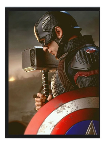 Pintura En Color Diy Por Numeros Capitan America - 75*90cm