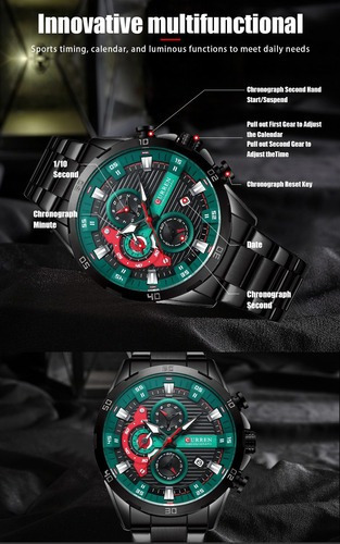 Reloj De Cuarzo Para Hombre Curren Reloj Clásico P De Moda P