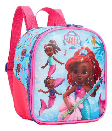 Kit De Mochila Escolar A Pequena Sereia Kit Ariel Ps X Va25 - Azul