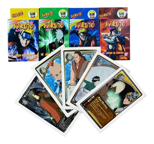 Cartas Tarjetas De Naruto Mazo Barajas Pack