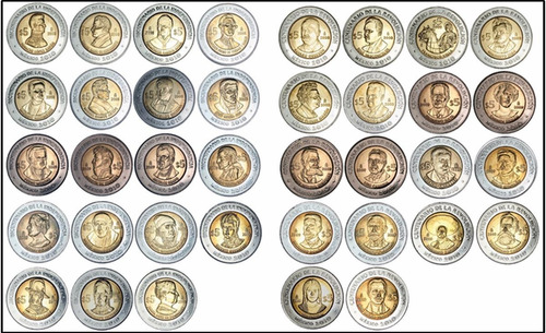 Moneda De 5 Pesos Usadas Conmemorativas Cual Necesita