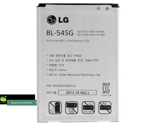 Bateria  LG G3 Mini Bl-54sg Obsq Vidrio Templa  