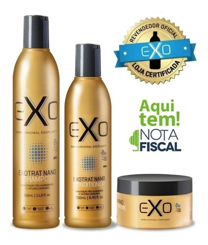 Exo Hair Kit De Manutenção Exoplastia Exotrat + Brinde