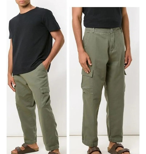 Molde Digital Pantalon Cargo Hombre, Pack Talles S Al Xxl