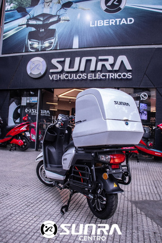 Moto Electrica Sunra Caguu Para Delivery + Envio Y Casco / G
