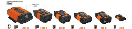 Inversor De Corriente 1500 W Convertidor Truper 10492