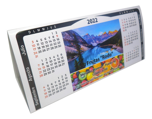 Calendario Almanaque Personalizado - Carpa Grande X 100