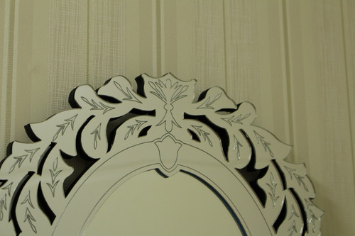 Imagem 3 de 7 de Espelho Veneziano Decorativo Sala Quarto 45x65-38.82p