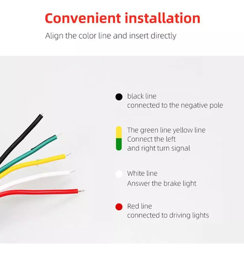 Luz Led For Camión Y Coche De 120 Cm Con Luz Trasera