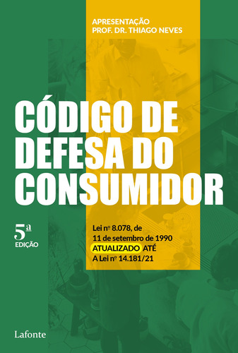 Código de Defesa de Consumidor, de Lafonte. Editora EDITORA LAFONTE LTDA,Lafonte, capa mole em português, 2021